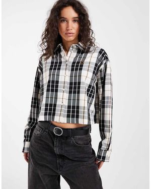 Fred Perry Tartan Shirt - White