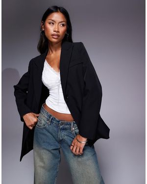 Princess Polly Nessie Oversized Tailored Blazer - Blue