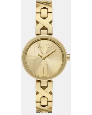 ARMANI EXCHANGE Quartz/2H Ava, Stainless Steel - Metallic