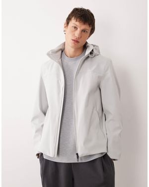 Mango – leichte, winddichte und wasserabweisende performance-jacke - Grau