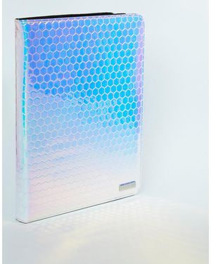 Skinnydip London Honeycomb Iridescent Ipad Case - Blue