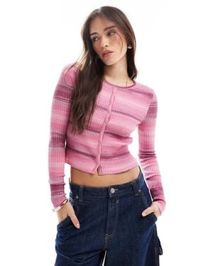 Cotton On Cotton On Everfine Knit Cardigan - Red