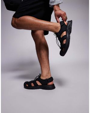 ASOS Sandalias Cangrejeras Negras Técnicas De - Negro