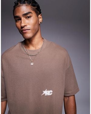 Bershka Arc T-shirt - Grey