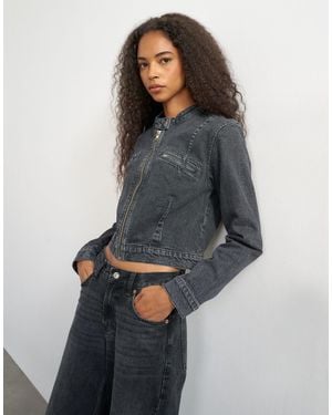 TOPSHOP 90s Fitted Jacked - Grey