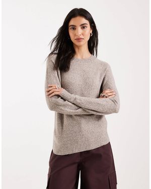Vero Moda – strickpullover - Natur