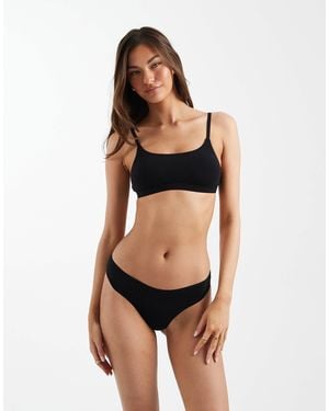 ONLY Peached Bralette - Black