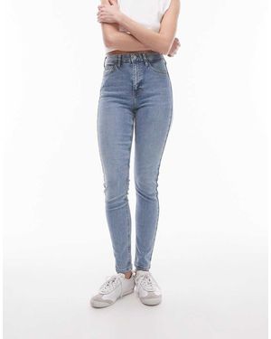 TOPSHOP Jamie High Rise Skinny Jean - Blue