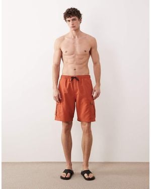 Regatta Quick-Dry Lightweight Blanmont Swim Shorts - Red