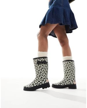 Regatta Orla Kiely Quarter Wellies - Blue