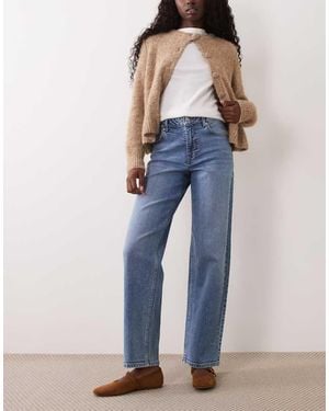 Miss Selfridge Vaqueros Rectos En - Azul