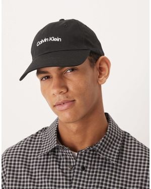 Calvin Klein Embroidered Logo Baseball Cap - Black
