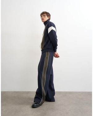 TOPMAN baggy Fit Paneled Pique jogger - White