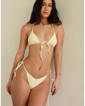 Ris-K Fuego Triangle Bikini Top - Brown