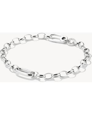 Thomas Sabo Connect - bracelet charm à maillons en argent - Neutre