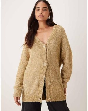 Glamorous Oversized Cardigan - Natural