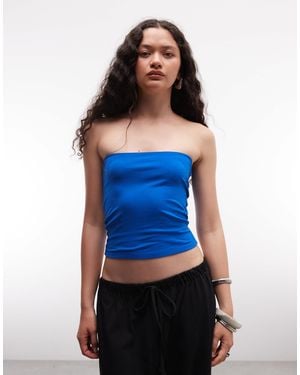 Collusion Double Layer Bandeau Top - Blue