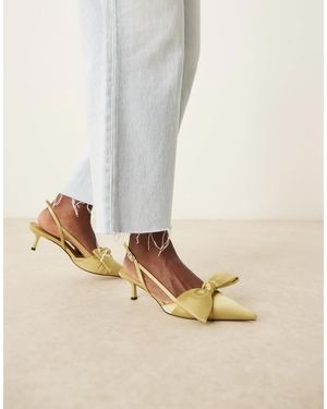 ASOS – sunshine – fersenriemchen-schuhe - Natur