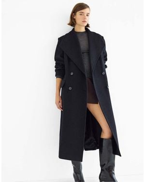 Stradivarius Lange Viltjas - Blauw