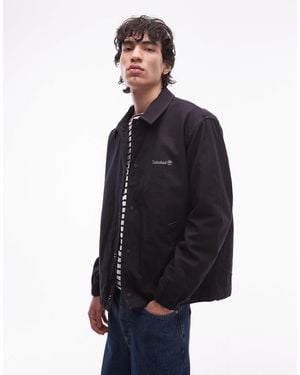 Timberland Veste d'entraîneur isolante en toile - délavé - Bleu