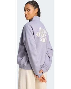 adidas Originals 3-streifen studio tracktop - Lila