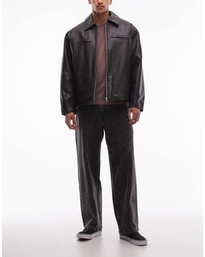 Vans Check-5 baggy Denim Jeans - Black