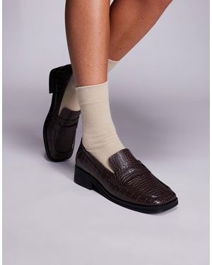 Public Desire Decaf Loafers - Brown