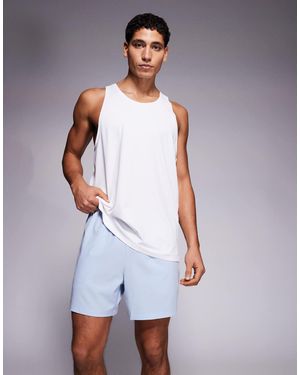 4505 Icon 5 Inch Quick Dry Training Shorts With Zip Pockets - Purple