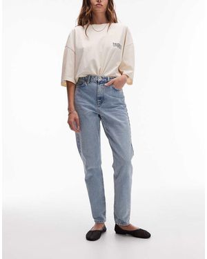 TOPSHOP Original Mom High Rise Jean - Blue
