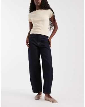 Vero Moda Billie Jeans Met Hoge Taille En Barrel Leg - Blauw