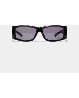 Stradivarius – rechteckige sonnenbrille - Schwarz