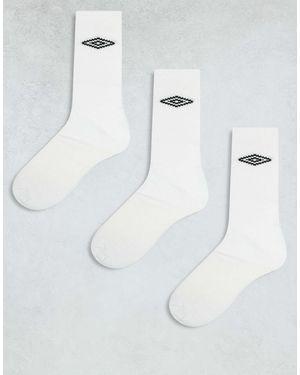 Umbro – 3er-pack crew-socken - Grau