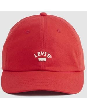 Levi's Lazy Girl Logo Cap - Red