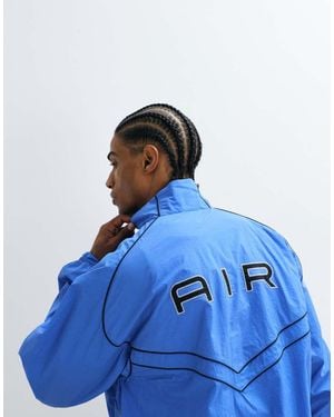 Nike Air Funnel Neck Windrunner Track Jacket - Blue