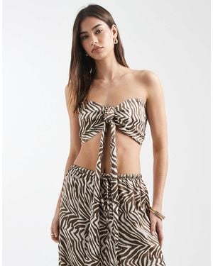 Aray Beach Bandeau Top - White