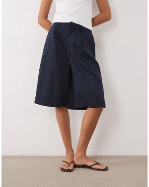 Threadbare Tailored Bermuda Shorts - Blue