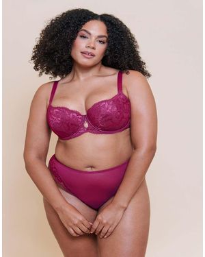 Curvy Kate Boost Sweetheart Padded Balcony Bra Fuller Bust - Pink