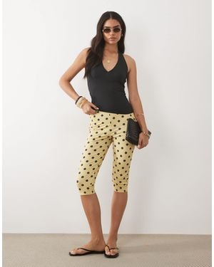 ASOS Jersey Capri leggings - Natural