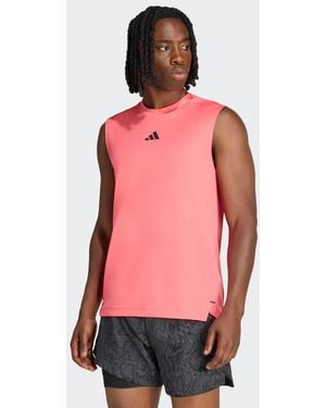 adidas D4T Primelift 3 Stripes Tanktop - Roze