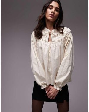 Résumé Resume Boho Oversized Blouse - Grey
