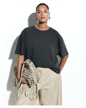 ASOS Asos Design Curve Oversized T-shirt - Blue