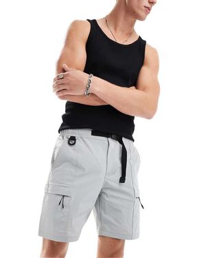 Jack & Jones Pantaloncini Cargo Tecnici Chiaro - Grigio