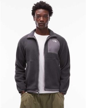 The North Face Yumiori Off Peak Full Zip Colourblock Heavy Fleece Jacket - Grey