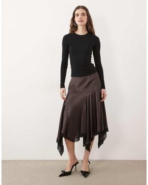 ASOS Gonna Midi - Marrone