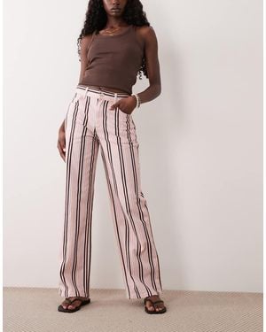 ASOS Mid Rise Slim Leg Jean - Pink
