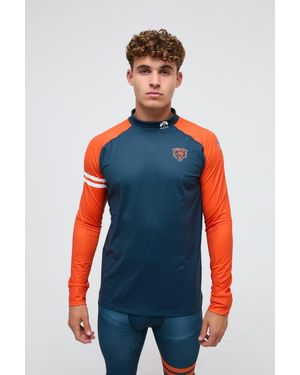 OOSC – chicago bears – x nfl – buntes baselayer-oberteil für herren - Blau