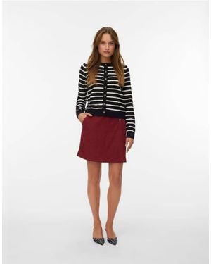 Vero Moda Knitted Cardigan - Red