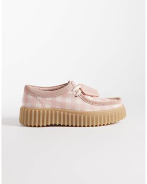 Clarks Torhill Bee Shoes - Pink