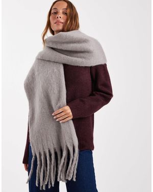 Glamorous Blanket Scarf - Grey
