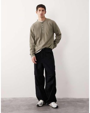 ASOS COLLECTIVE Oversized Cargos - Black